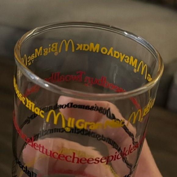 VTG McDonald's Restaurant Big Mac Slogan Collectible Drinking Glass Cup - Picture 8 of 13